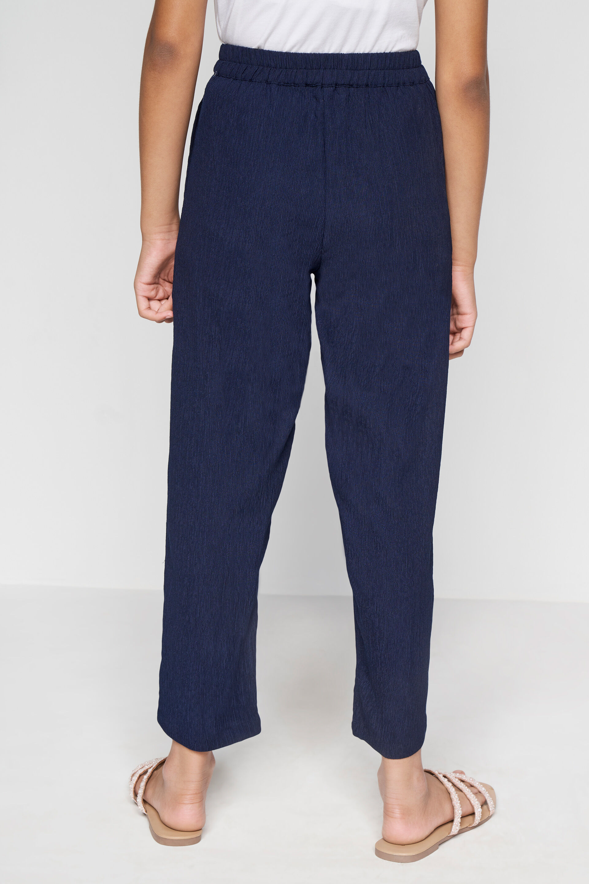 Indigo Straight-Fit Trousers, Indigo, image 3